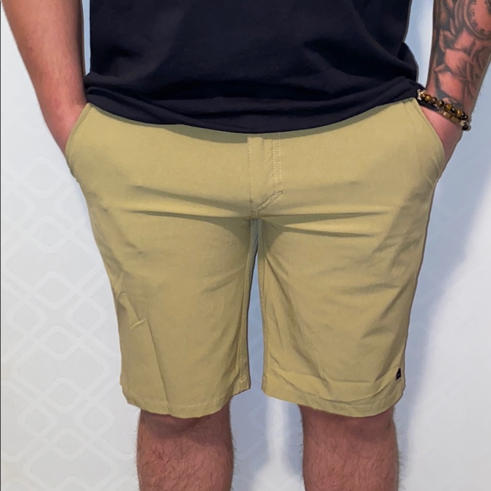 Khaki men’s shorts